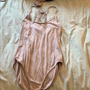 Gray bodysuit